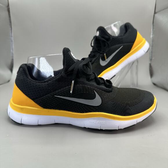 Nike Free Trainer V7 NFL Pittsburg Steelers Shoes Men’s 6 US/Women’s 7.5 US - Picture 1 of 10